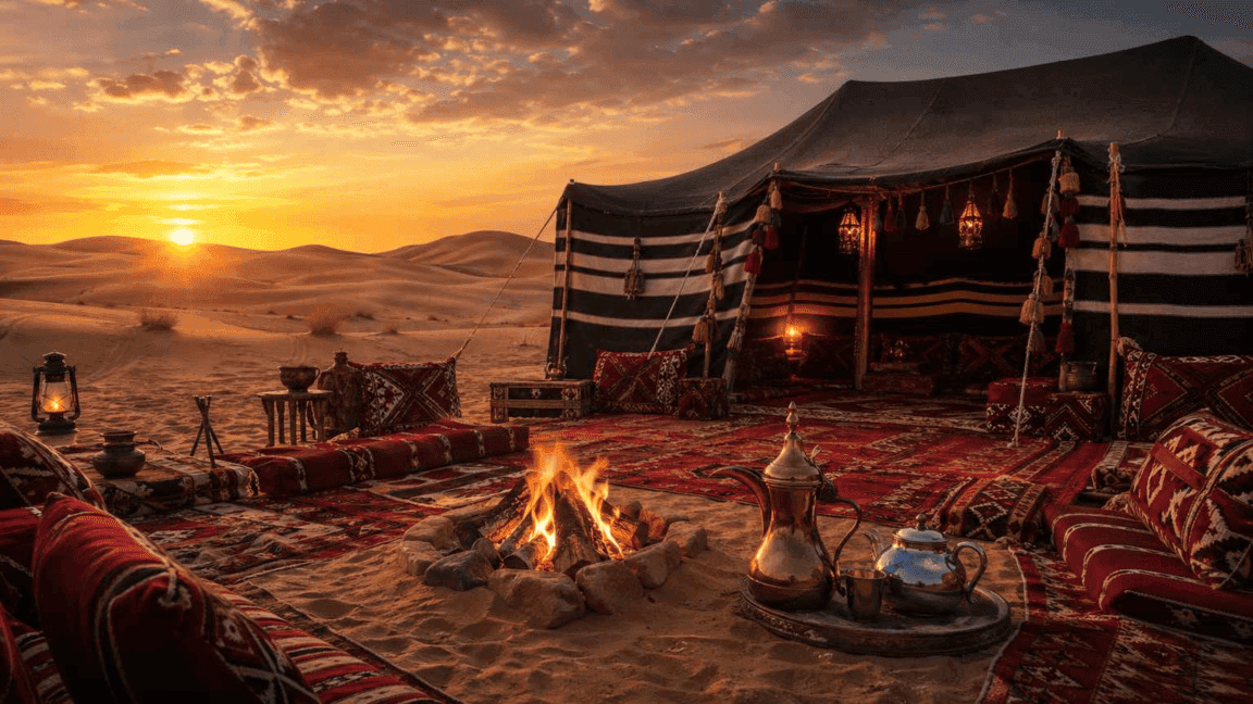 تجهيز التخييم والكشتات السعودية ووصفات الأكل البري